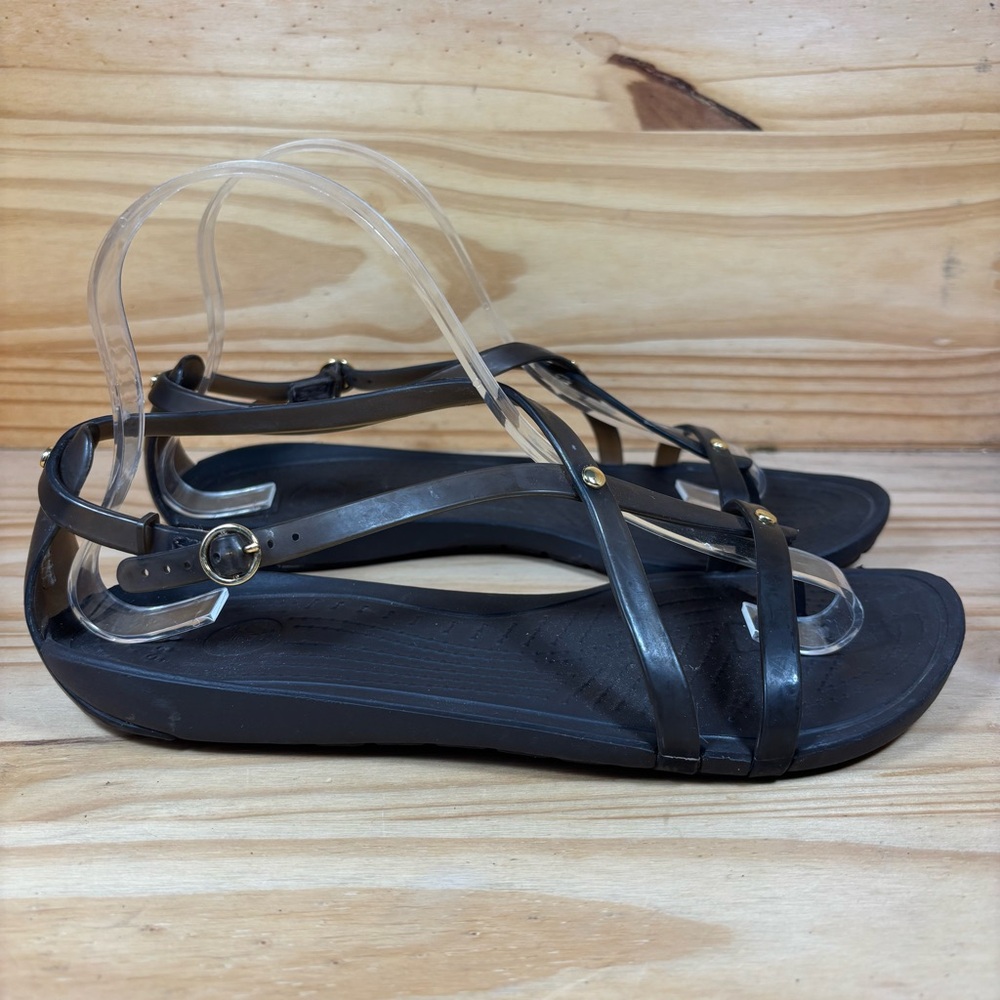 CROCS Women Really Sexi Flip Sandal Women Style 14175 Brown Strappy Buckle